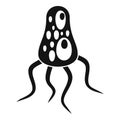 Biology virus icon, simple style