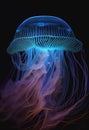 Large blue Jellyfish Royalty Free Stock Photo