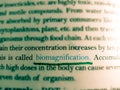 biomagnification science related terminology displayed on abstract background