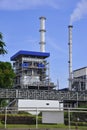 Biomass-burning power plant