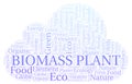 Biomass Plant word cloud.