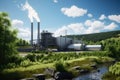 Biomass power plant utilizing organic waste to produce energy