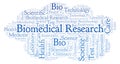 Biomedical Research word cloud.