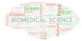 Biomedical Science word cloud.