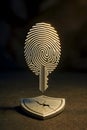 Biometric Identity Key Breaking Through Security Shield Representing Data Breach And Risk Royalty Free Stock Photo