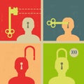 Biometric identity key for privacy