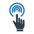 Biometric reader Isolated Vector icon which can easily modify or edit Royalty Free Stock Photo