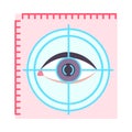 Biometric Technology Icon Royalty Free Stock Photo