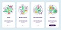 Biometric technology implementation onboarding mobile app screen
