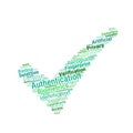 Biometrics Authentication Word Cloud