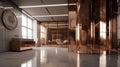 Shiny Bronze and Aged Brass bring bionic elegance to award-winning white interior desig