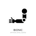 bionic icon in trendy design style. bionic icon isolated on white background. bionic vector icon simple and modern flat symbol for