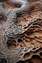 Bionic surface freeform natural soil texture Royalty Free Stock Photo