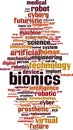 Bionics word cloud