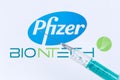 Biontech Pfizer Coronavirus Vaccine Corona Virus COVID-19 Covid syringe vaccines