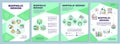 Biophilic design brochure template