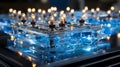 Bioprinter creating organ model detailed material feeding, carriage movement, software control