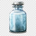 biopsy jar transparent background realistic element Royalty Free Stock Photo