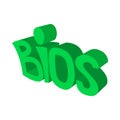 BIOS servise icon,cartoon style Royalty Free Stock Photo