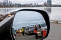 Biosecurity on vehicles boarding on MS Spirit of Tasmania II Royalty Free Stock Photo