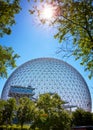 Biosphere environment museum in Parc Jean Drapeau on Saint-Helen island in Montreal, Quebec, Canada