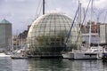 Biosphere in Genoa port, Italy