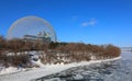 Biosphere is a museum in Montreal dedicated to the environment. Royalty Free Stock Photo