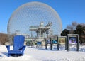 Biosphere is a museum in Montreal dedicated to the environment. Royalty Free Stock Photo