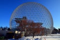 Biosphere is a museum in Montreal dedicated to the environment. Royalty Free Stock Photo