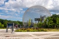 Biosphere and Parc Jean Drapeau sign and map