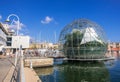 The Biosphere by Renzo Piano known as the Bubble in Porto Antico di Genova