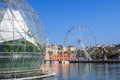 The Biosphere by Renzo Piano known as the Bubble in Porto Antico di Genova