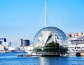 The Biosphere by Renzo Piano in the port of Genoa, Italy