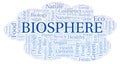 Biosphere word cloud.