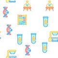 Biotech Technology Collection Icons Set Vector Illustrations