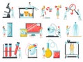 Biotechnology Icons Set