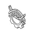 biotechnology processing isometric icon vector illustration Royalty Free Stock Photo