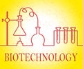 Biotechnology Research Shows Scientist Equipment And Microbiology