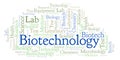 Biotechnology word cloud. Royalty Free Stock Photo