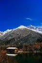 China`s Bipenggou scenic spot - early winter scenery Royalty Free Stock Photo