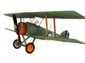 Biplane cartoon 2 Royalty Free Stock Photo