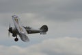 Biplane fighter plane of Royal Air Force on 1930s,1940s and World War 2 Royalty Free Stock Photo