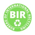 BIR bureau of international recycling symbol