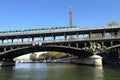 Bir-Hakeim bridge and the Eiffel Tower - Paris - France