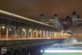 Bir-Hakeim bridge long exposure Royalty Free Stock Photo