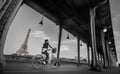 Bir hakeim bridge, Paris black & white