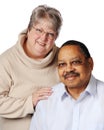 Biracial Senior Couple Royalty Free Stock Photo