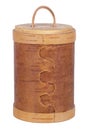 Birch bark box Royalty Free Stock Photo