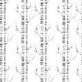 Birch tree.seamless pattern.vector.fabricDesign element for wallpapers, web site background, baby shower invitation, birthday card