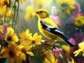 Bird American Goldfinch